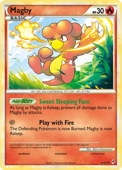 Magby, Call of Legends #46, Pokémon TCG card
