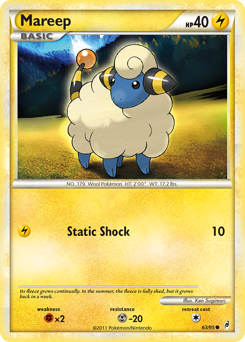 Mareep, Call of Legends #63, Pokémon TCG card