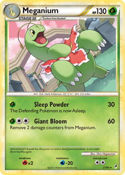 Meganium, Call of Legends #27, Pokémon TCG card
