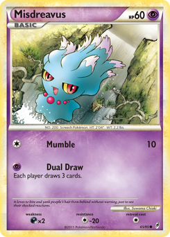 Misdreavus, Call of Legends #65, Pokémon TCG card