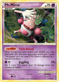 Mr. Mime, Call of Legends #29, Pokémon TCG card