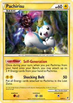 Pachirisu, Call of Legends #18, Pokémon TCG card