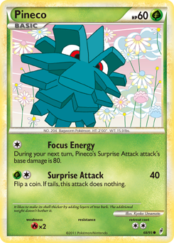 Pineco, Call of Legends #68, Pokémon TCG card
