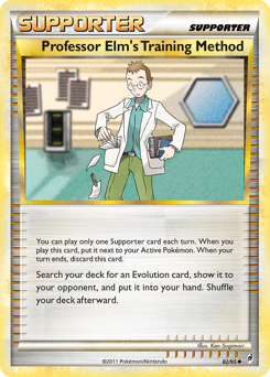 Professor Elm's Training Method, Call of Legends #82, Pokémon TCG card