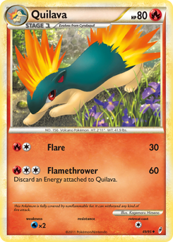 Quilava, Call of Legends #49, Pokémon TCG card