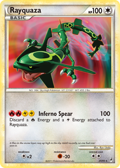 Rayquaza, Call of Legends #20, Pokémon TCG card