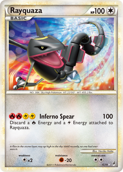 Rayquaza, Call of Legends #SL10, Pokémon TCG card