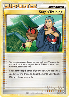 Sage's Training, Call of Legends #85, Pokémon TCG card