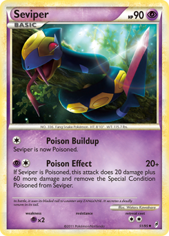 Seviper, Call of Legends #51, Pokémon TCG card