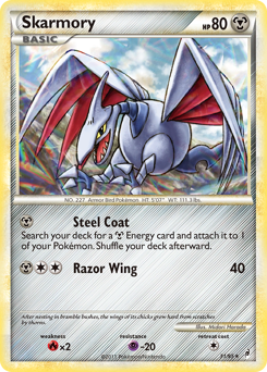 Skarmory, Call of Legends #31, Pokémon TCG card