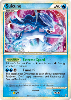 Suicune, Call of Legends #SL11, Pokémon TCG card