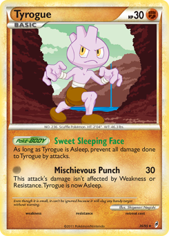Tyrogue, Call of Legends #36, Pokémon TCG card