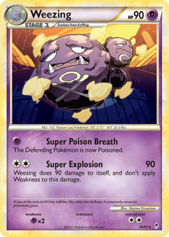 Weezing, Call of Legends #38, Pokémon TCG card