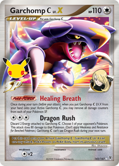 Garchomp C LV.X, Celebrations: Classic Collection #145, Pokémon TCG card