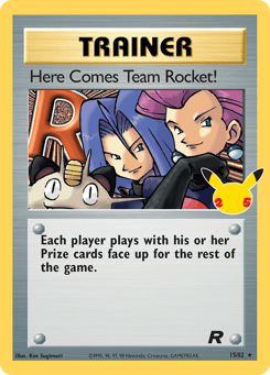 Here Comes Team Rocket!, Celebrations: Classic Collection #15, Pokémon TCG card