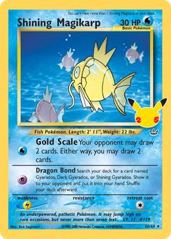 Shining Magikarp, Celebrations: Classic Collection #66, Pokémon TCG card