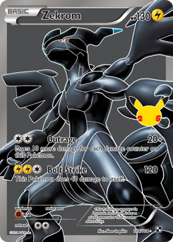 Zekrom, Celebrations: Classic Collection #114, Pokémon TCG card