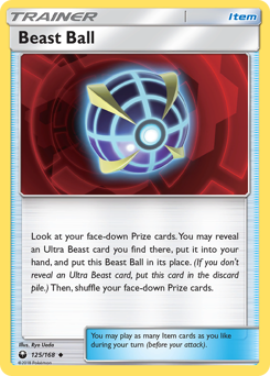 Beast Ball, Celestial Storm #125, Pokémon TCG card