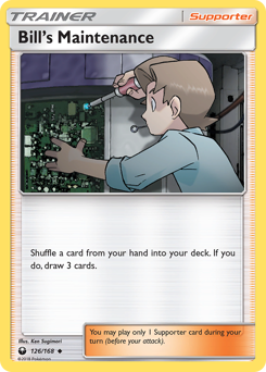 Bill's Maintenance, Celestial Storm #126, Pokémon TCG card