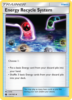 Energy Recycle System, Celestial Storm #128, Pokémon TCG card