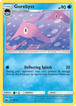 Gorebyss, Celestial Storm #43, Pokémon TCG card