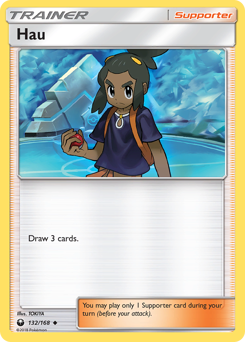 Hau, Celestial Storm #132, Pokémon TCG card