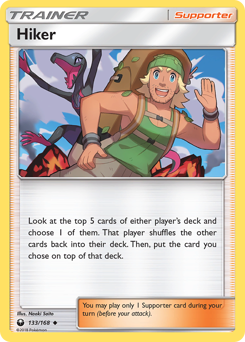 Hiker, Celestial Storm #133, Pokémon TCG card