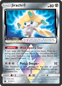 Jirachi ◇, Celestial Storm #97, Pokémon TCG card
