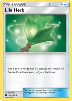 Life Herb, Celestial Storm #136, Pokémon TCG card
