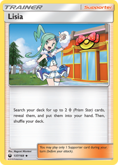 Lisia, Celestial Storm #137, Pokémon TCG card