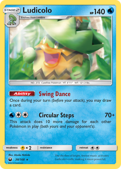 Ludicolo, Celestial Storm #38, Pokémon TCG card