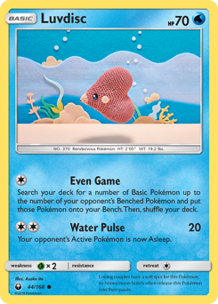 Luvdisc, Celestial Storm #44, Pokémon TCG card