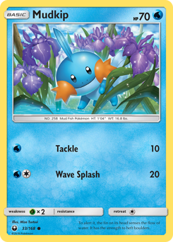 Mudkip, Celestial Storm #33, Pokémon TCG card