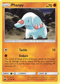 Phanpy, Celestial Storm #72, Pokémon TCG card