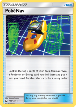 PokéNav, Celestial Storm #140, Pokémon TCG card