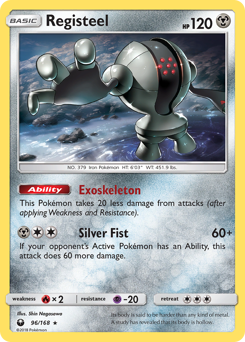 Registeel, Celestial Storm #96, Pokémon TCG card