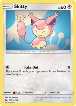 Skitty, Celestial Storm #120, Pokémon TCG card