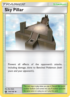 Sky Pillar, Celestial Storm #144, Pokémon TCG card