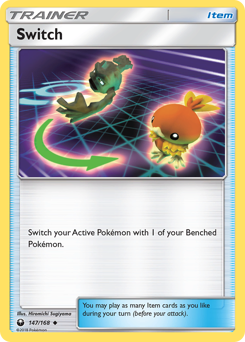 Switch, Celestial Storm #147, Pokémon TCG card