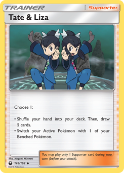 Tate & Liza, Celestial Storm #148, Pokémon TCG card