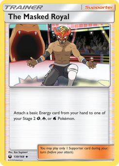 The Masked Royal, Celestial Storm #139, Pokémon TCG card