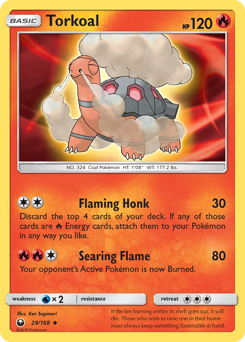 Torkoal, Celestial Storm #29, Pokémon TCG card