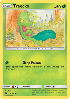 Treecko, Celestial Storm #7, Pokémon TCG card