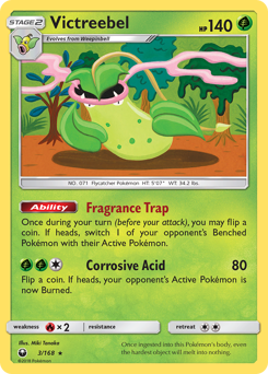 Victreebel, Celestial Storm #3, Pokémon TCG card