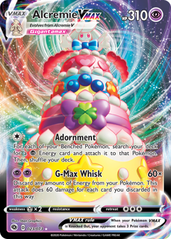 Alcremie VMAX, Champion's Path #23, Pokémon TCG card