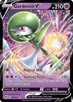 Gardevoir V, Champion's Path #16, Pokémon TCG card