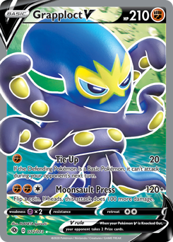 Grapploct V, Champion's Path #72, Pokémon TCG card