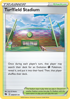 Turffield Stadium, Champion's Path #68, Pokémon TCG card
