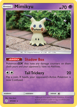 Mimikyu, Cosmic Eclipse #97, Pokémon TCG card