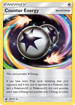 Counter Energy, Crimson Invasion #100, Pokémon TCG card